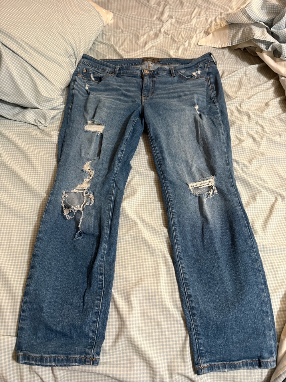 Women's torrid Distressed skinny Blue Jeans